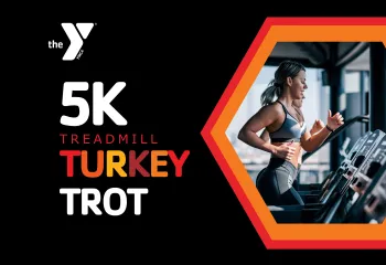 graphic promoting 5k treadmill turkey trot