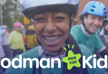 graphic that says Rodman Ride for Kids