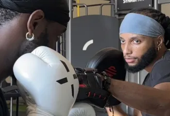 image of male adult boxing