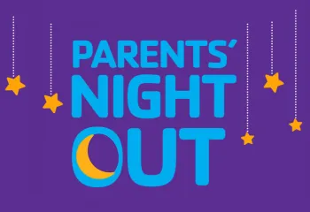 graphic to promote Parents' Night Out