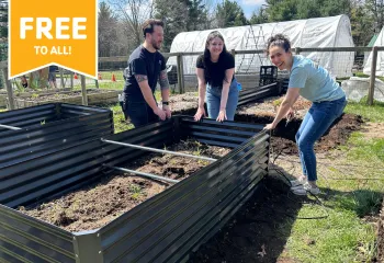 Join us for Fall to Winter Garden Prep Volunteer Day on October 3, 2026 at the MetroWest YMCA Outdoor Center 