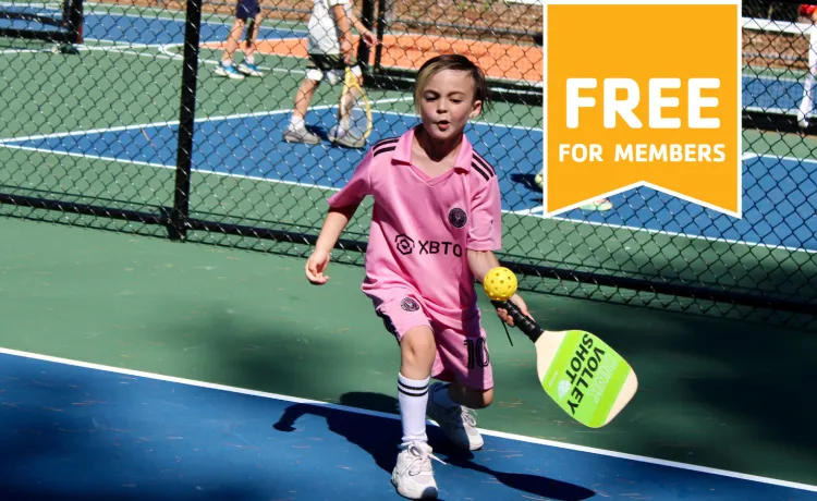Family Pickleball at the MetroWest YMCA Hopkinton Outdoor Center