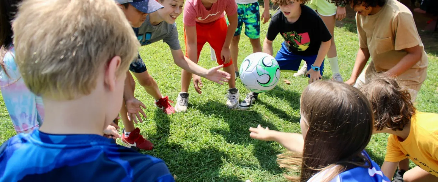 outdoor play at camp