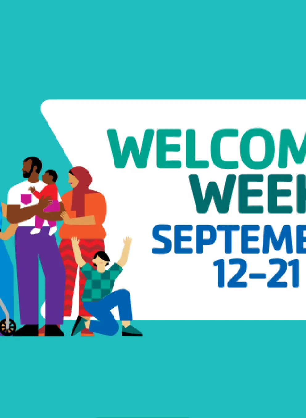 welcoming week graphic