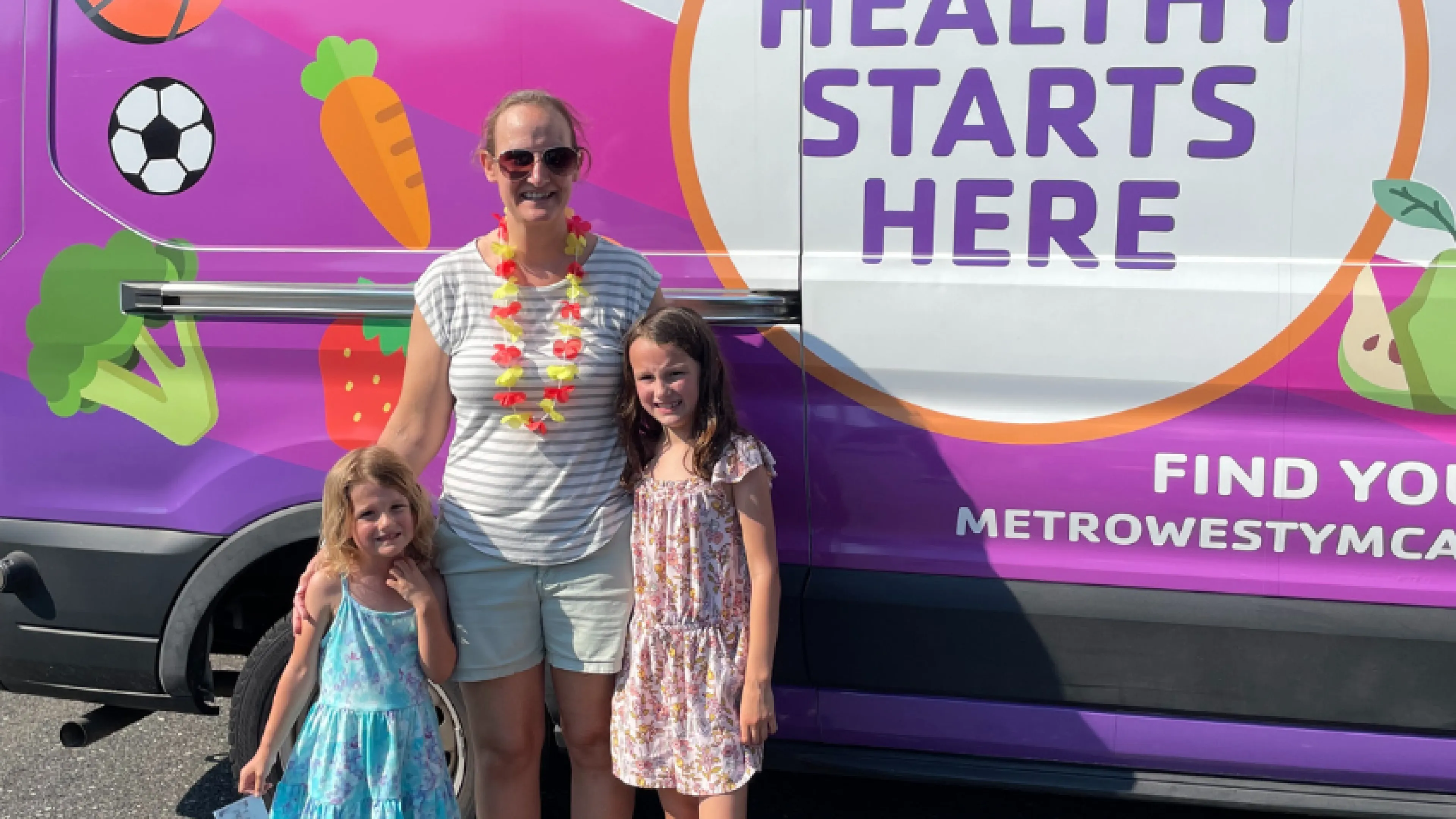 photo of mom and two daughters