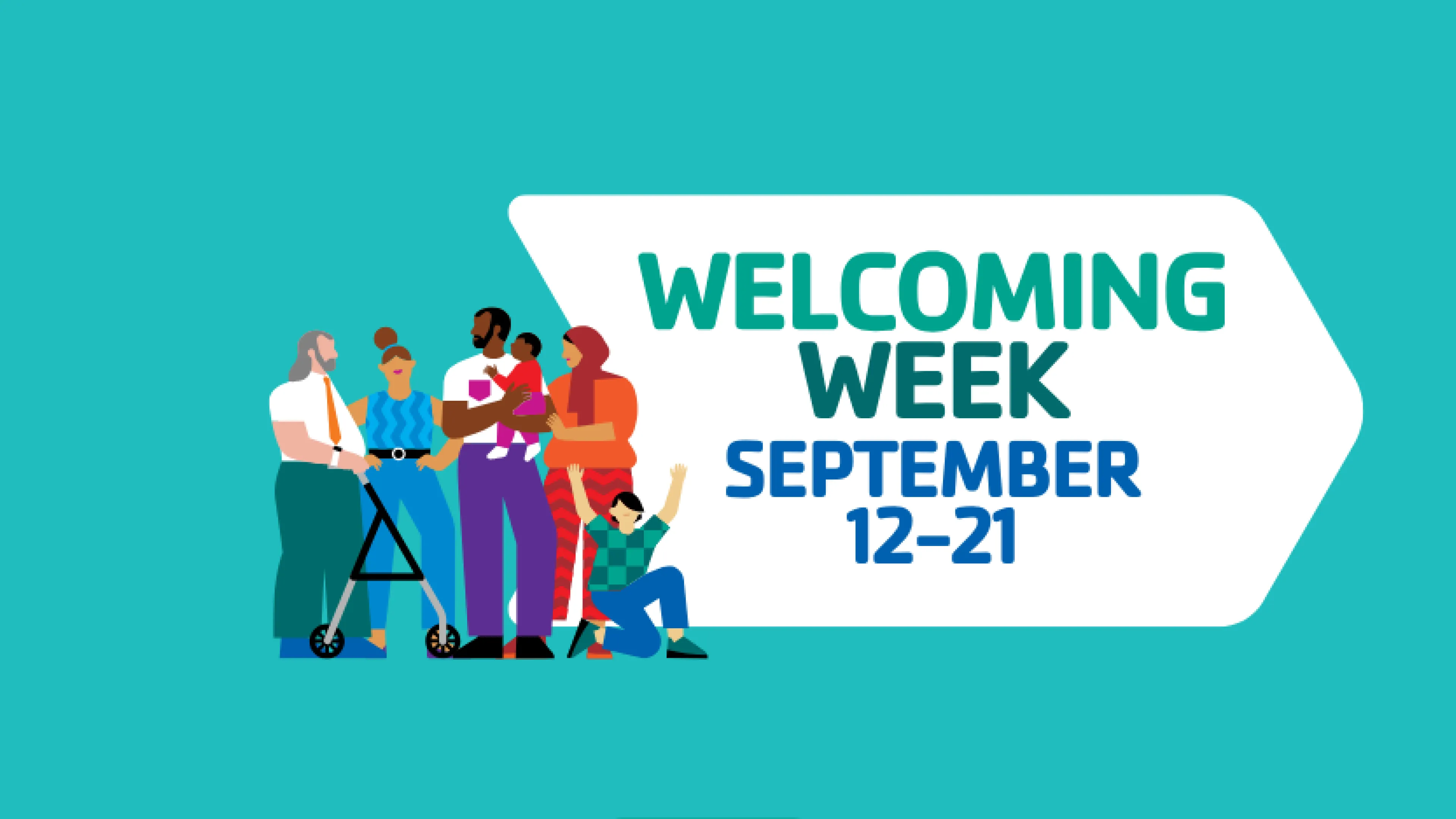 welcoming week graphic