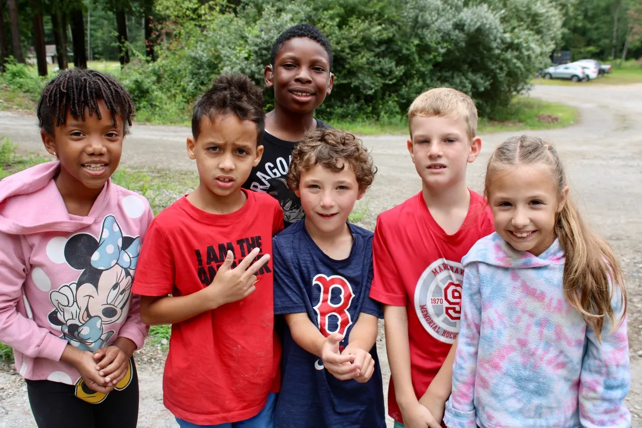 group photo of young campers