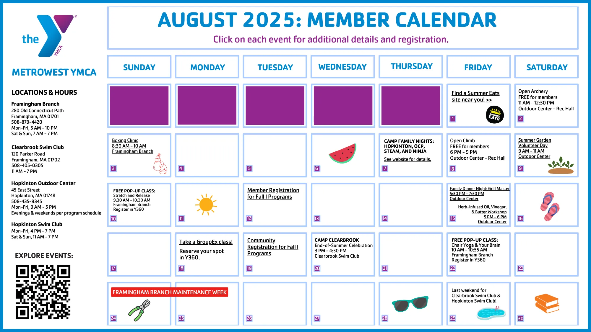 august member calendar