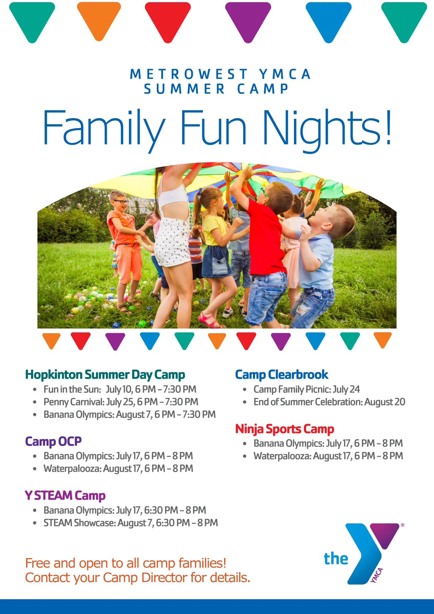 graphic of family fun nights