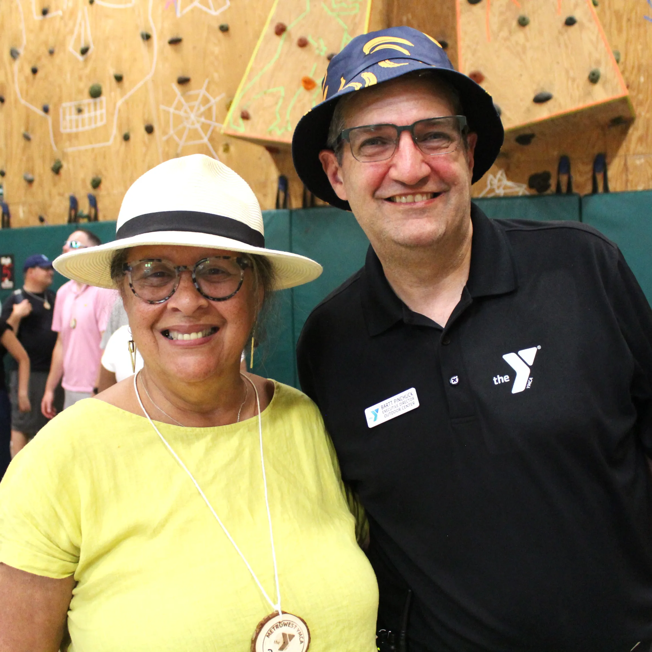 man and woman smiling for photo