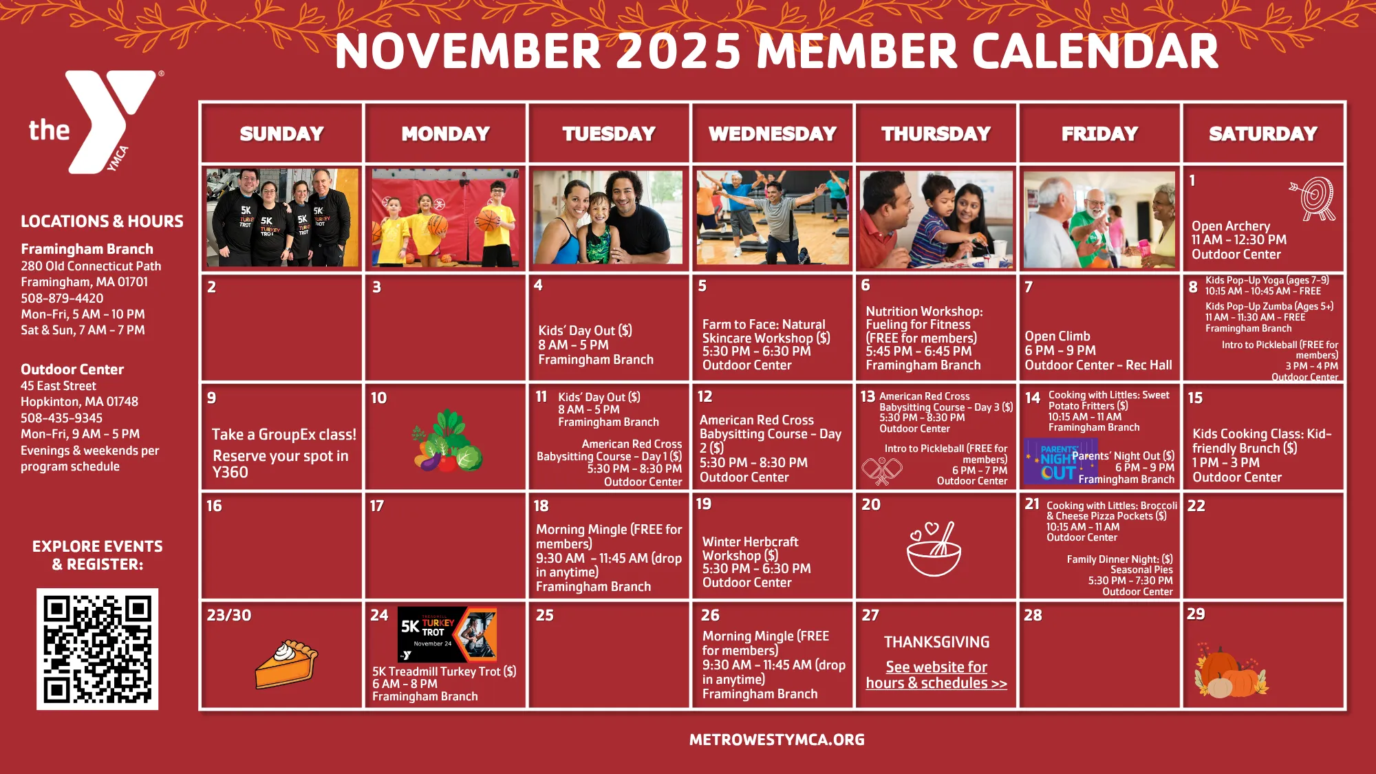 November 2025 Member Calendar
