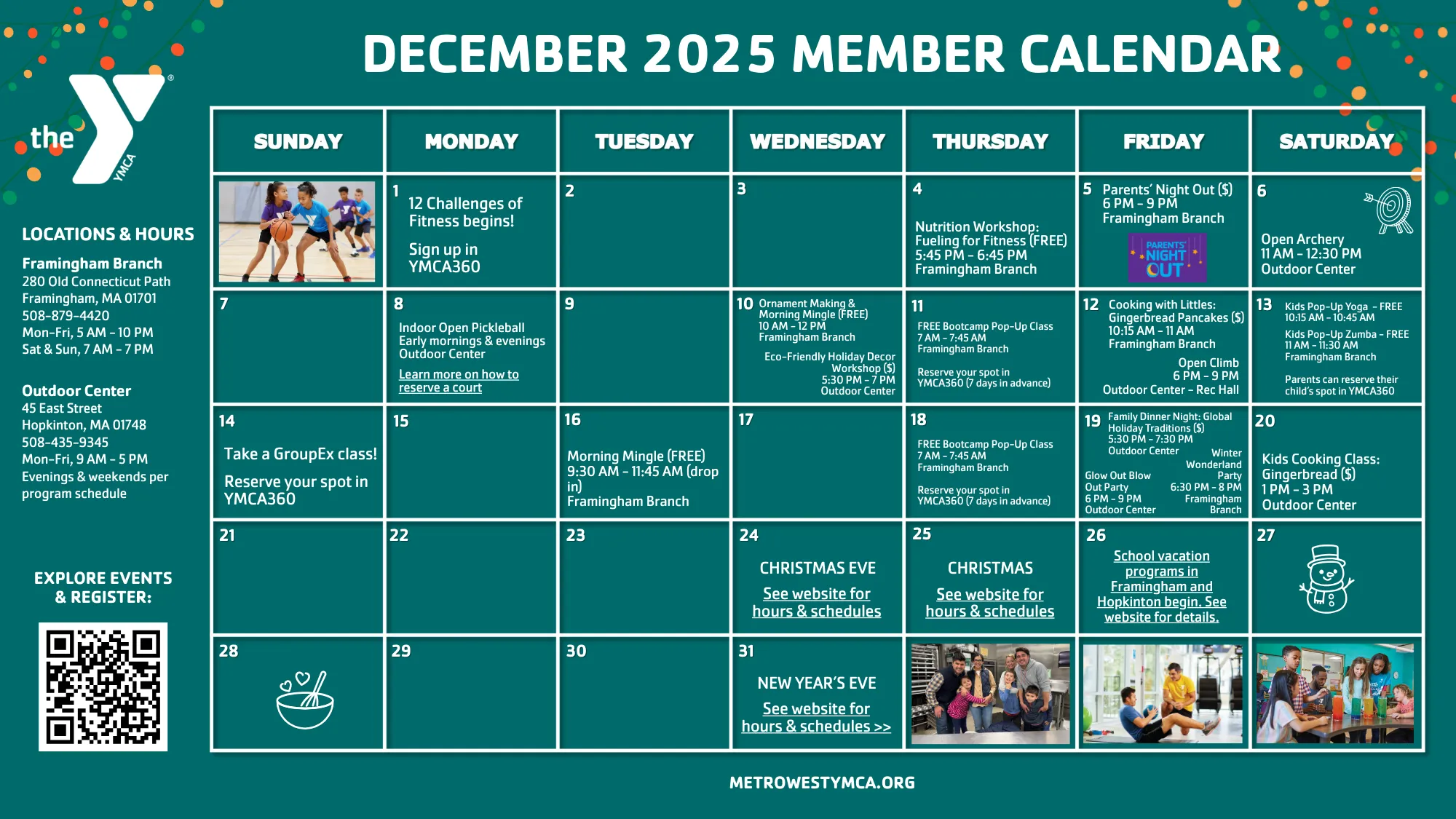 December 2025 Member Calendar