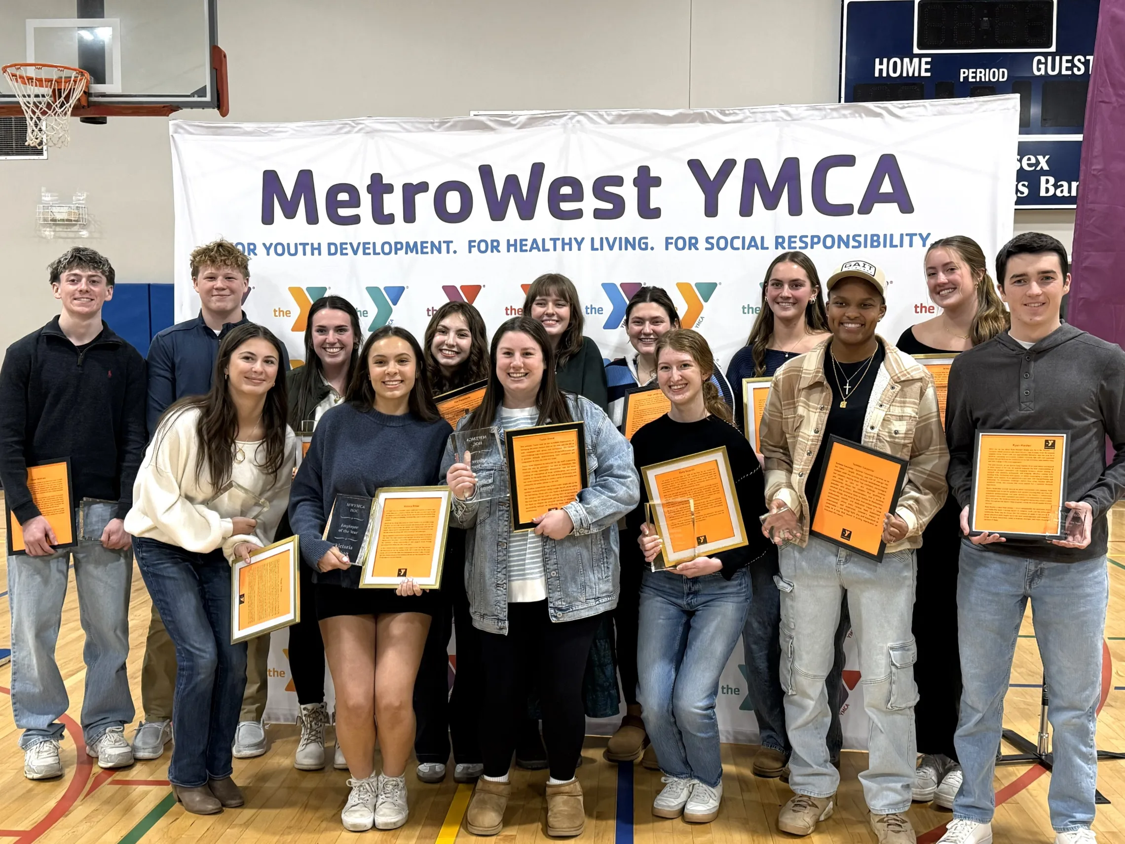 group of summer camp staff