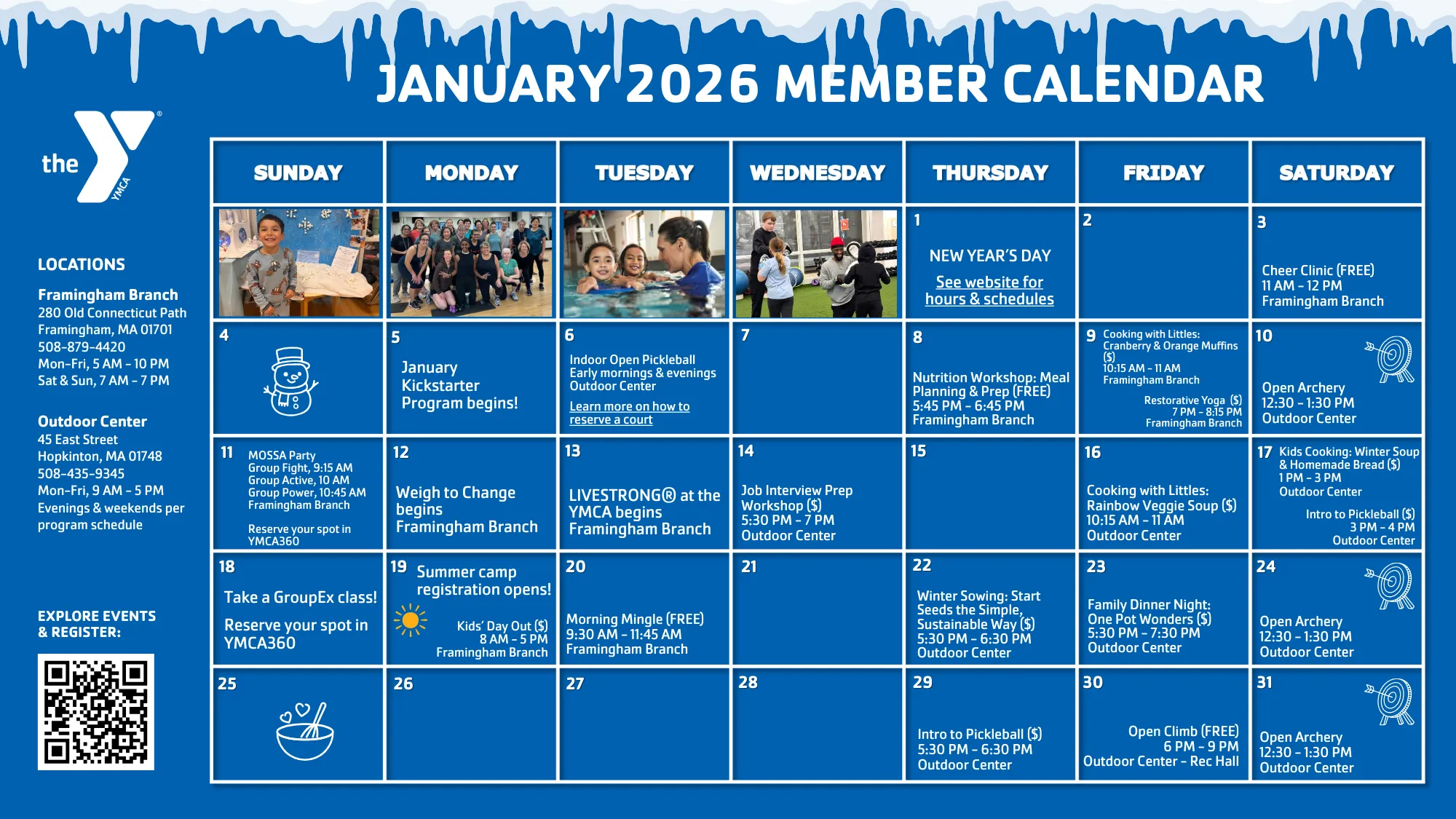 January Member Calendar