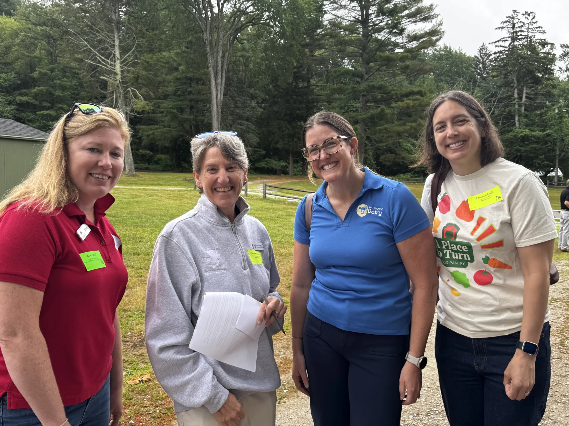 Representatives from Stearns Farm and A Place to Turn
