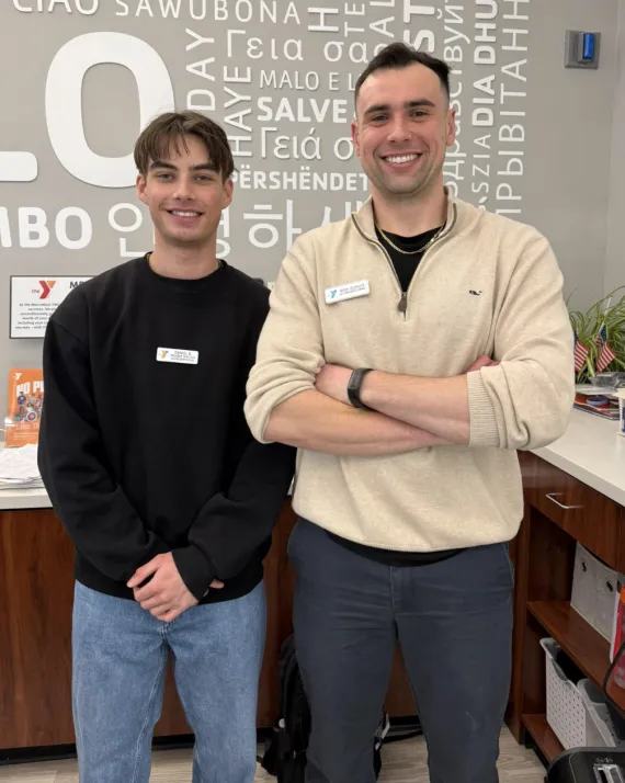 Staff members participate in our Rally fundraiser