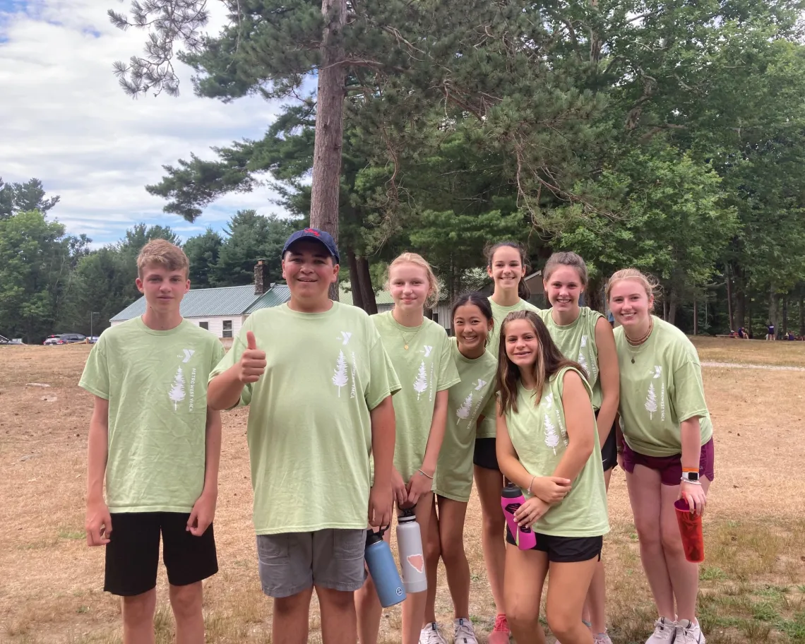 group of teen counselors