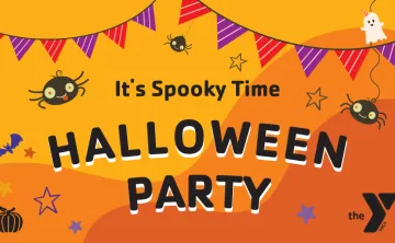 graphic to promote Halloween Party