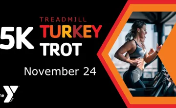 graphic to promote the 5K Treadmill Turkey Trot