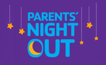 graphic to promote Parents' Night Out