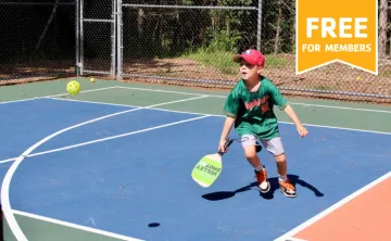 Come learn pickleball as a family