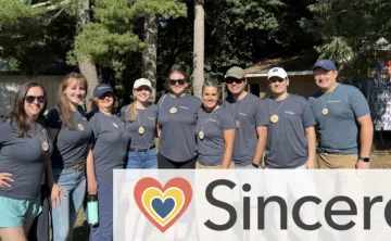 Staff from Sincere Foundation support our food program