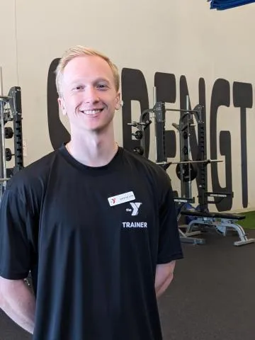 male personal training smiling